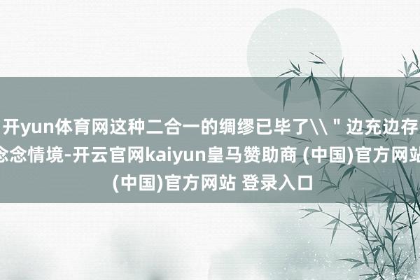 开yun体育网这种二合一的绸缪已毕了\"边充边存\"的理念念情境-开云官网kaiyun皇马赞助商 (中国)官方网站 登录入口