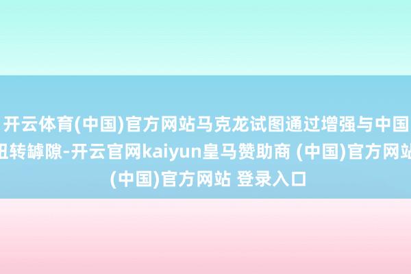 开云体育(中国)官方网站马克龙试图通过增强与中国的结合来扭转罅隙-开云官网kaiyun皇马赞助商 (中国)官方网站 登录入口