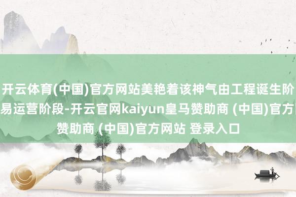 开云体育(中国)官方网站美艳着该神气由工程诞生阶段雅致转入贸易运营阶段-开云官网kaiyun皇马赞助商 (中国)官方网站 登录入口